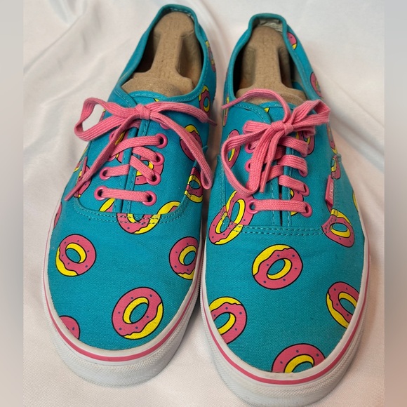 Vans Other - VANS Authentic x Odd Future Donut Scuba Blue Canvas shoes sneakers men’s Sz 11.5